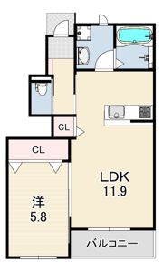 エクラメゾンの間取り画像
