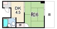 パレスヒラノの間取り画像