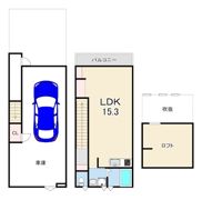 K-GARAGE 猪名寺の間取り画像