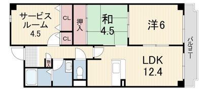 オルテンシアKOBEの間取り画像