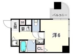 エステムコート神戸・県庁前2の間取り画像