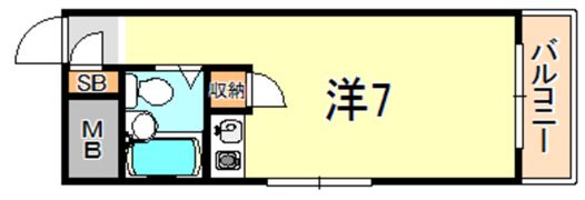 モナーク西明石の間取り画像