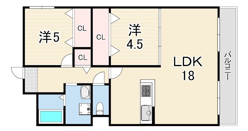 近くのファミリーマート 宝塚山本丸橋店まで554m(徒歩7分)