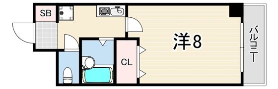 ラポール今津の間取り画像