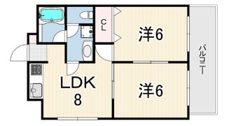 バルミー兵庫2の間取り画像