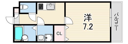 ジーメゾン大久保の間取り画像