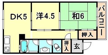 MIRAVAL元町の間取り画像