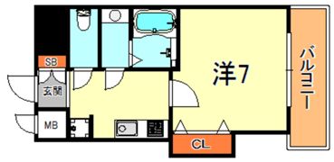 LUXE芦屋南の間取り画像