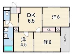 アヴェニール深江南の間取り画像