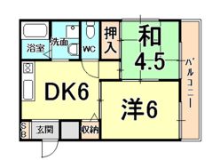 エスポワールの間取り画像