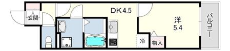 クレアール塚口2の間取り画像