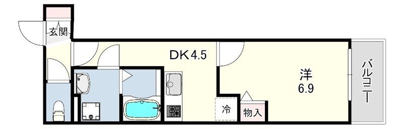 近くのミニストップ 尼崎口田中店まで458m（徒歩6分）