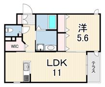 ヘーベルメゾン小松西町西棟の間取り画像