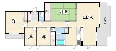 住吉ガーデンの間取り画像