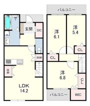 AG REGA東園田の間取り画像