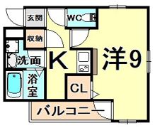 メイユール武庫之荘の間取り画像