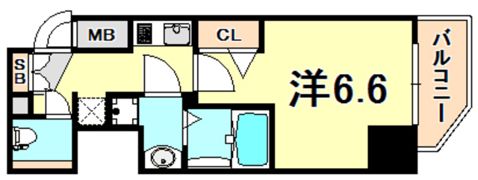 プレサンス神戸元町ミューズの間取り画像