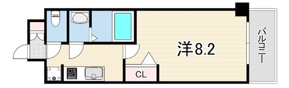 アドバンス神戸マリス1の間取り画像