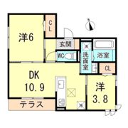 コンフォール甲子園口の間取り画像