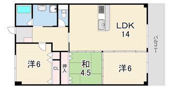 レジェンダリー小松の間取り画像