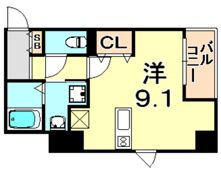 トルチェ元町山手の間取り画像