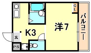 UTレジデンス六甲の間取り画像
