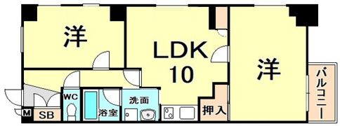 フローレンス西宮5の間取り画像