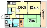 和光ハイツの間取り画像