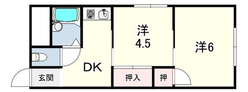 ノース大庄の間取り画像
