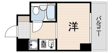 ネオハイツ三宮の間取り画像