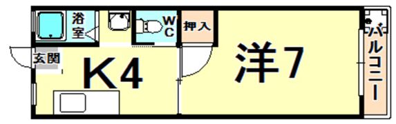 山下マンションの間取り画像