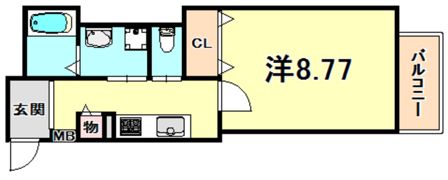 レジデンス富久寿の間取り画像