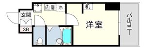 KDXレジデンス神戸元町の間取り画像