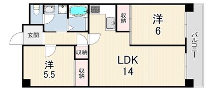メゾンデール塚口の間取り画像