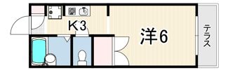 メゾン戸崎通の間取り画像