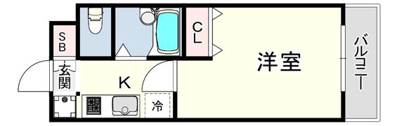 パラドール魚住2の間取り画像