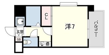 ベルウエスト2の間取り画像