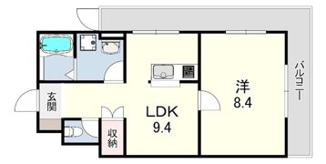 コンフォート武庫川の間取り画像
