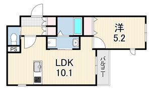 ラ・カーサ西宮北口2の間取り画像