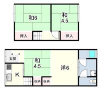 稲葉元町1丁目テラスハウスの間取り画像