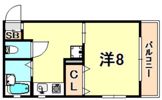 ラックコウベの間取り画像