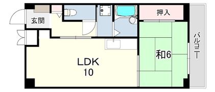 宝和マンションの間取り画像