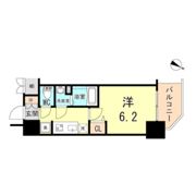 プレサンス三宮セントウエルの間取り画像