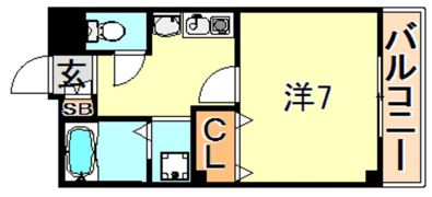 Sキューブ ほんまちの間取り画像