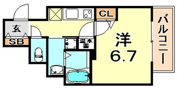 アドバンス神戸アルティスの間取り画像