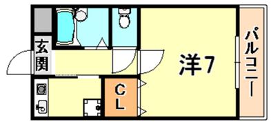 アビテ六甲の間取り画像