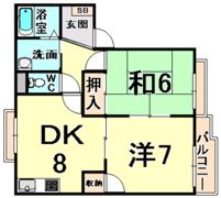 サンハイツヴィレッジ1の間取り画像