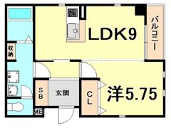 クレインコート夙川の間取り画像
