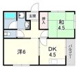 前田ハイツ上大市の間取り画像