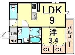 CL2の間取り画像